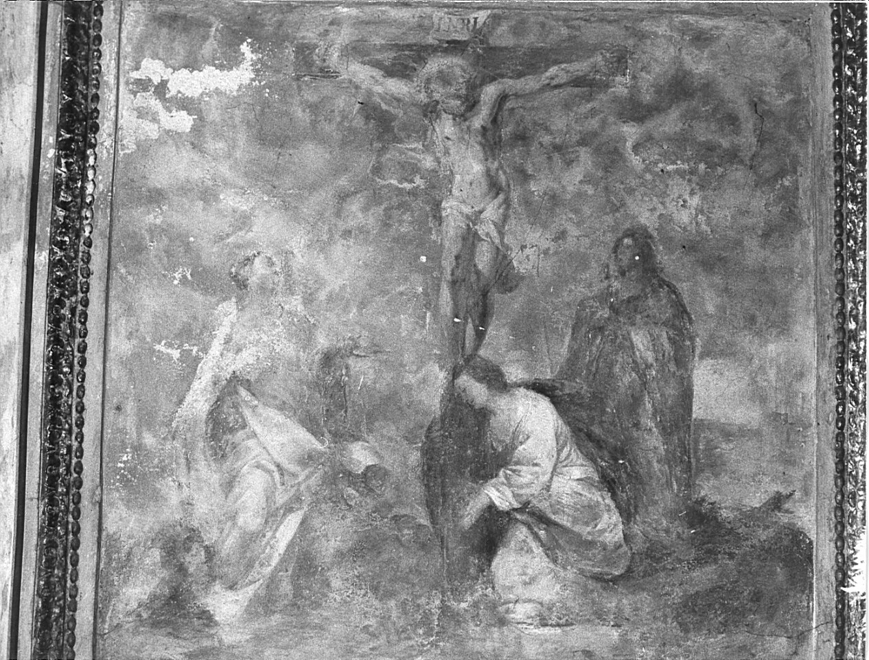 Pier Francesco Mazzucchelli, detto il Morazzone - Cristo crocifisso con la Madonna, Santa Maria Maddalena e San Giovanni Evangelista, Rozzano, Milano